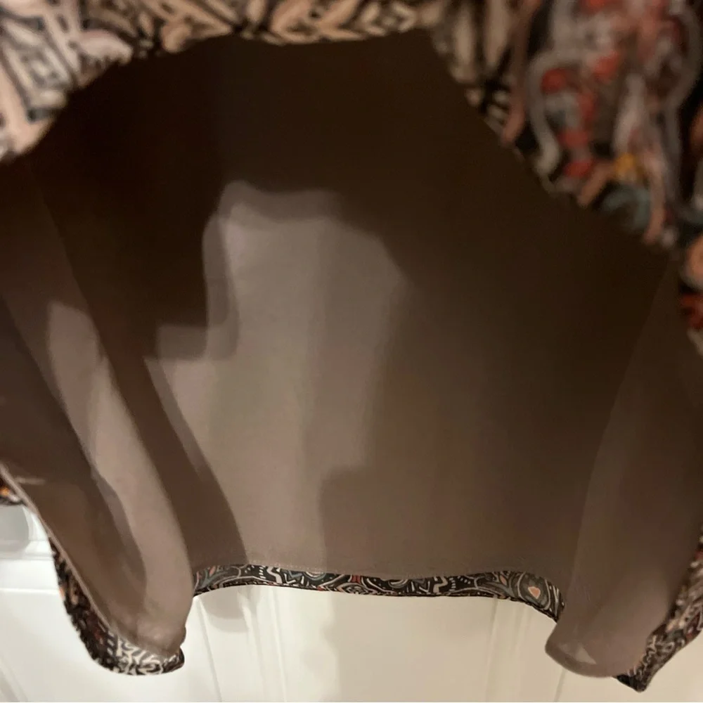 Belle by Kim Gravel Paisley Blouse in Multicolor NWOT - Picture 7 of 16